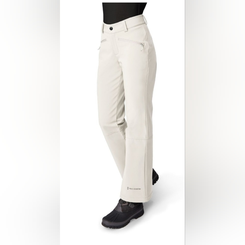 Free Country Women's Stormlite Super Softshell Ski Pants Oyster XXL